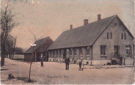 Grauballe Kro og Købmandshandel omk. 1920